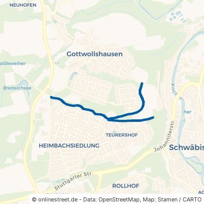 Schafbrunnenweg Schwäbisch Hall Gottwollshausen 