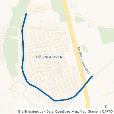 Bösinghovener Straße Meerbusch Ossum-Bösinghoven 