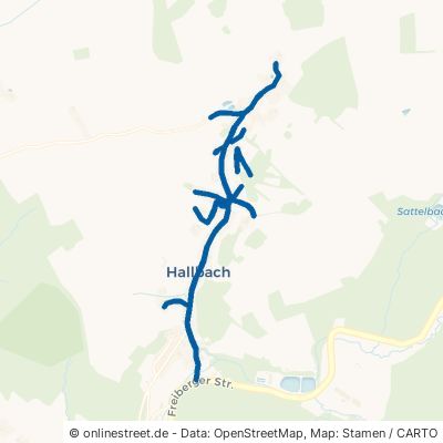 Hallbacher Straße Pfaffroda Hallbach 