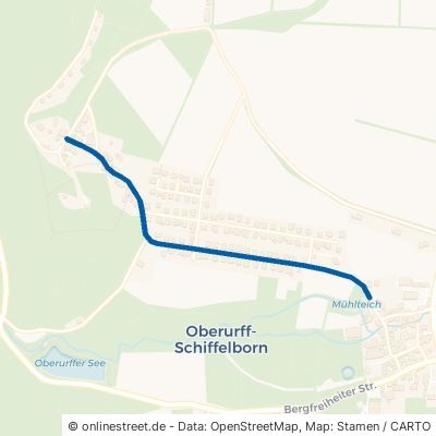 Schloßbergstraße Bad Zwesten Oberurff-Schiffelborn 