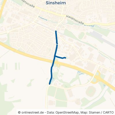 Schwarzwaldstraße Sinsheim 