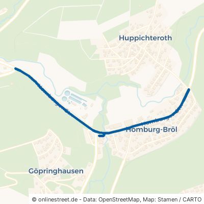 Homburger Straße Nümbrecht Homburg-Bröl 