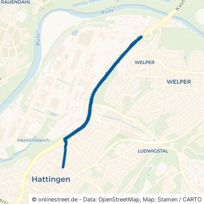 Hüttenstraße Hattingen Welper 
