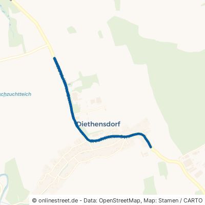 Rochlitzer Straße Claußnitz Diethensdorf 