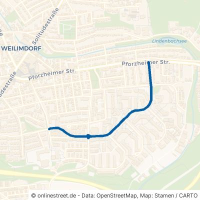 Landauer Straße Stuttgart Weilimdorf 