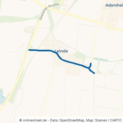 Kreisstraße Wolfenbüttel Leinde 