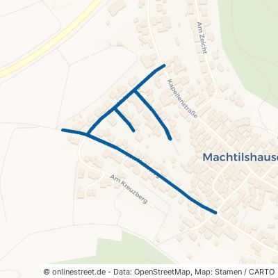 Am Kehrweg Elfershausen Machtilshausen 