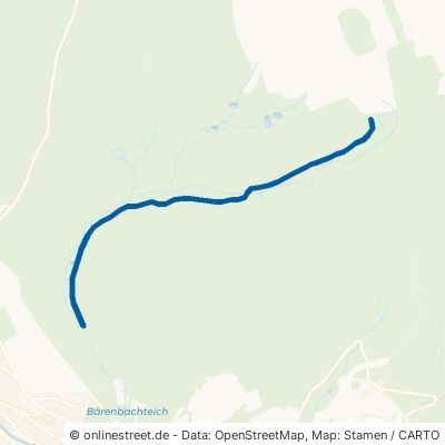 Bärenbachtal-Weg Olbernhau Pfaffroda 
