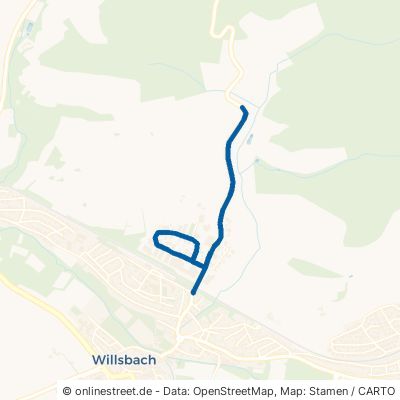 Dimbacher Straße Obersulm Willsbach 