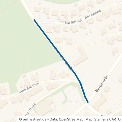 Asbecker Straße Balve Eisborn 