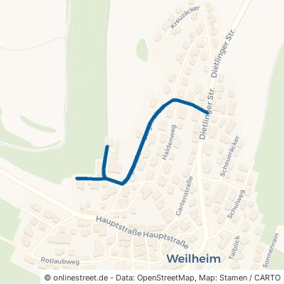 Bergstraße Weilheim 
