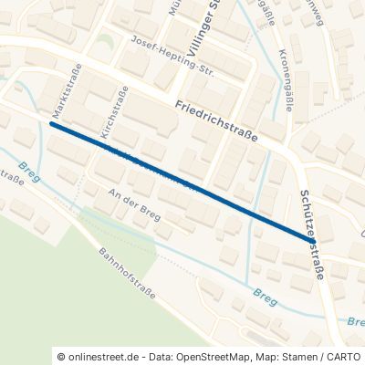 Adolf-Beermann-Straße Vöhrenbach Stadtgebiet 
