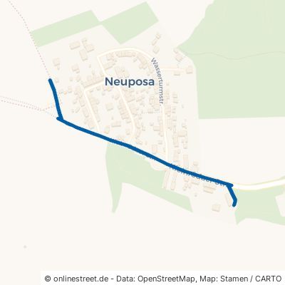 Kleinrödaer Straße Starkenberg Neuposa 