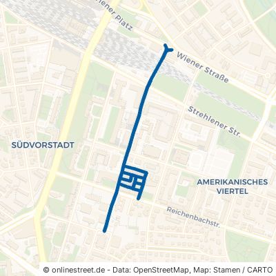 Andreas-Schubert-Straße Dresden Südvorstadt-Ost 
