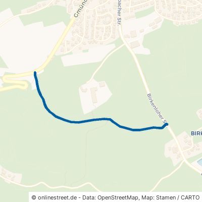 Unterer Gemeindewaldweg Gschwend Birkhof 