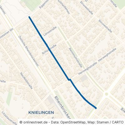 Heckerstraße Karlsruhe Knielingen 
