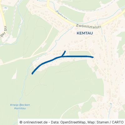 Waldweg Burkhardtsdorf Kemtau 