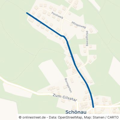 Schloßbergstraße Gilserberg Schönau 