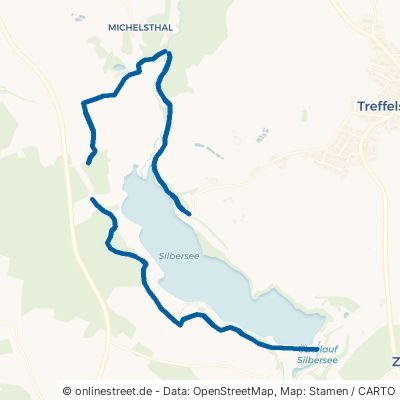 Silbersee Rundweg Treffelstein 