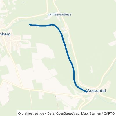 Buchwaldweg Freudenberg Wessental 