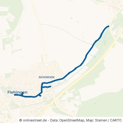 Franz-von-Sickingen-Straße Oberderdingen Flehingen 
