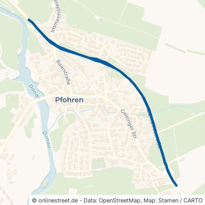 Bundesstraße Donaueschingen Pfohren 