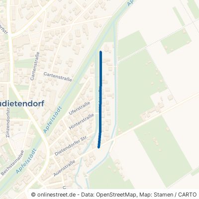 Waidstraße Nesse-Apfelstädt Neudietendorf 