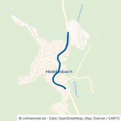 Hauptstraße Heddesbach Hirschhorn 