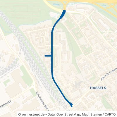 Further Straße Düsseldorf Hassels 