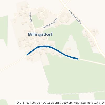 Jägersdorfer Straße Wolfersdorf Billingsdorf 