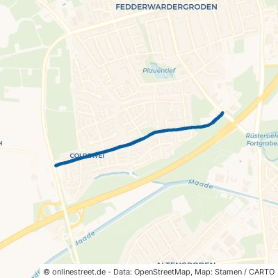 Klinkerstraße Wilhelmshaven Coldewei-Himmelreich 