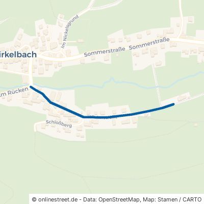 Winterstraße Erndtebrück Birkelbach 