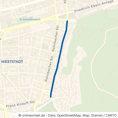Gaisbergstraße Heidelberg Weststadt 