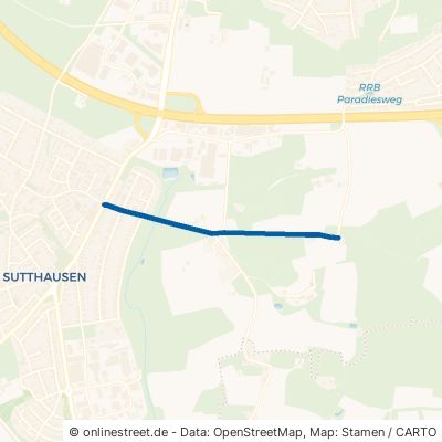 An der Rennbahn Osnabrück Sutthausen 