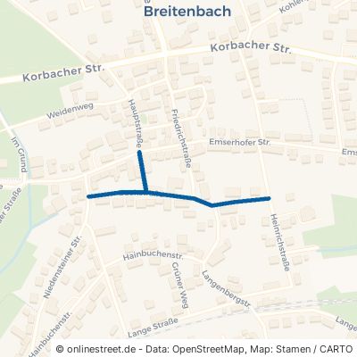 Bachstraße Schauenburg Breitenbach 
