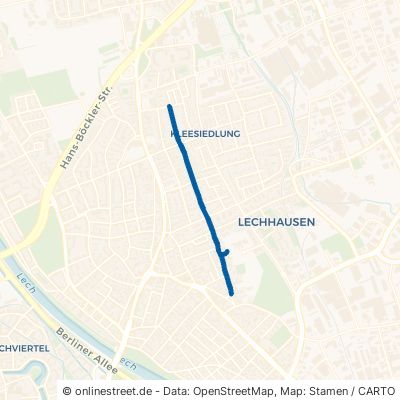 Königsberger Straße Augsburg Lechhausen 