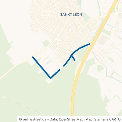 Pfarrweg Sankt Leon-Rot St Leon 