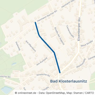 Straße des Friedens 07639 Bad Klosterlausnitz 