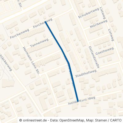 Adalbert-Stifter-Straße Landkreis Calw Wimberg 