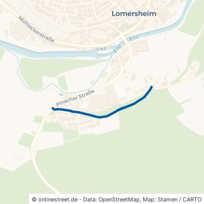 Bernhardhausenstraße Mühlacker Lomersheim 
