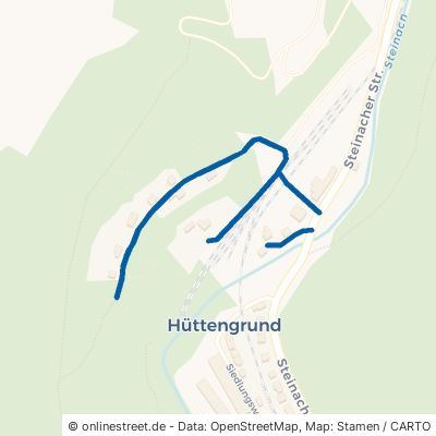 Hüttengrunder Bergstraße Sonneberg Hüttengrund 