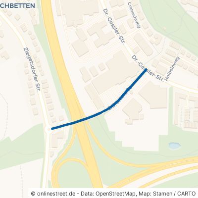 Dürerstraße Regensburg Großprüfening-Dechbetten-Königswiesen 