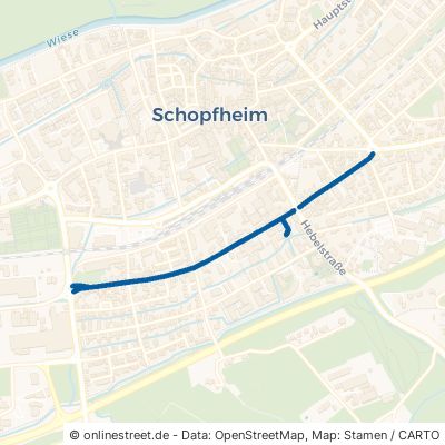 Schwarzwaldstraße Schopfheim 