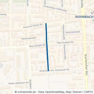 Erbprinzenstraße Heidelberg Rohrbach 