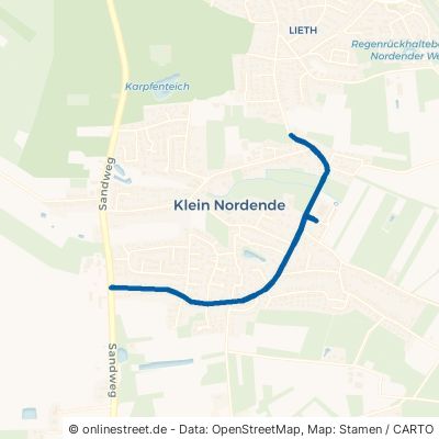 Dorfstraße Klein Nordende Lieth 