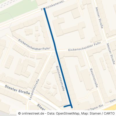 Steinmetzstraße 45139 Essen Südostviertel Stadtbezirke I