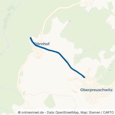 Dörnhofer Straße Bayreuth Oberpreuschwitz 