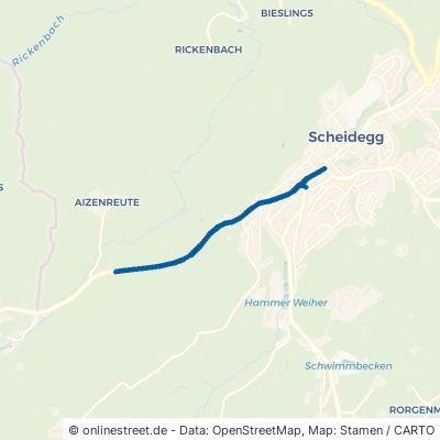 Zollstraße Scheidegg 