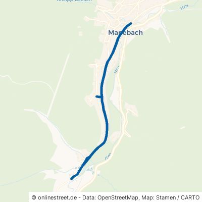 Schmücker Straße Ilmenau Manebach 