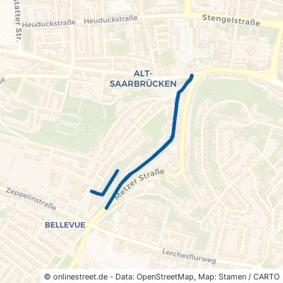 Forbacher Straße Saarbrücken Alt-Saarbrücken 